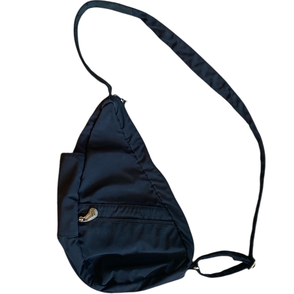 Ameribag Pack Healthy Back Bag Small Black Sling Shoulder  Travel Day Bag